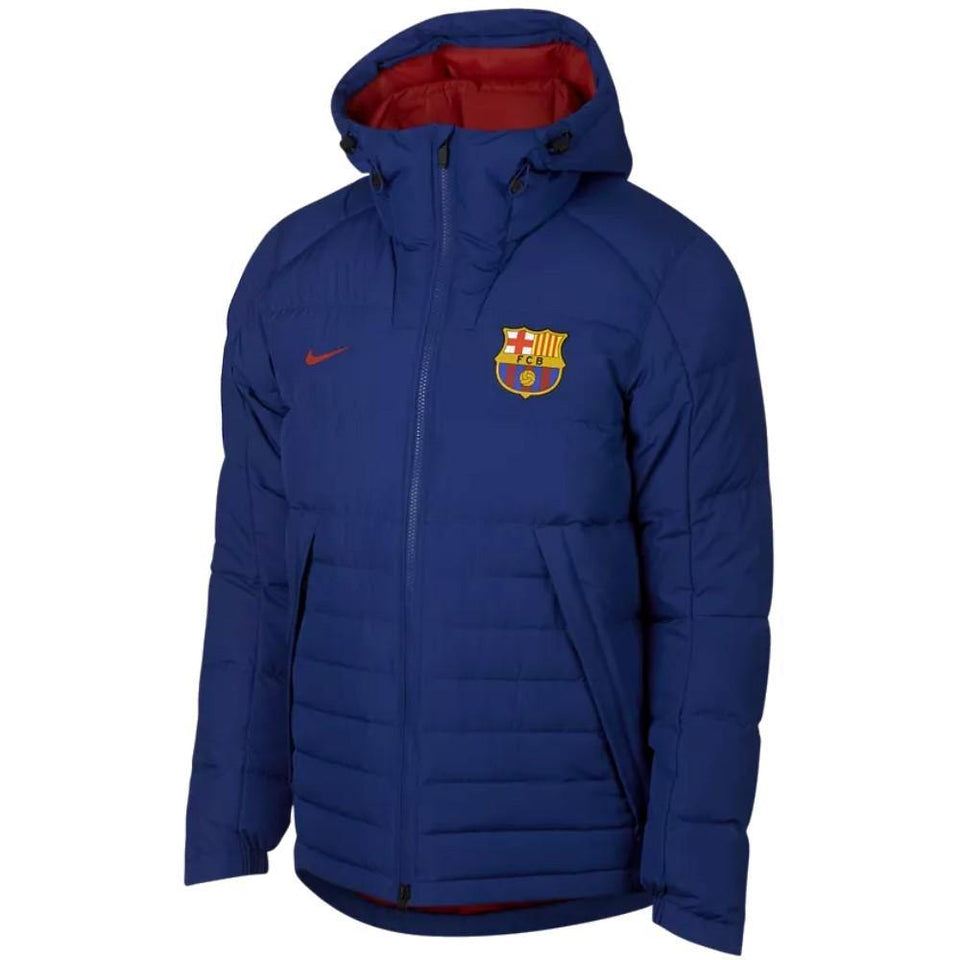 FC Barcelona soccer presentation bomber padded jacket 2018/19 - Nike - SoccerTracksuits.com