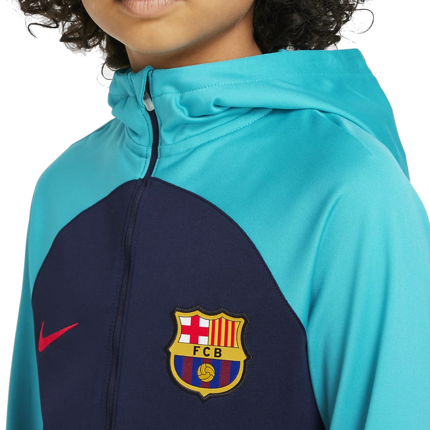Kids - FC Barcelona hooded presentation Soccer tracksuit 2022/23 - Nike ...