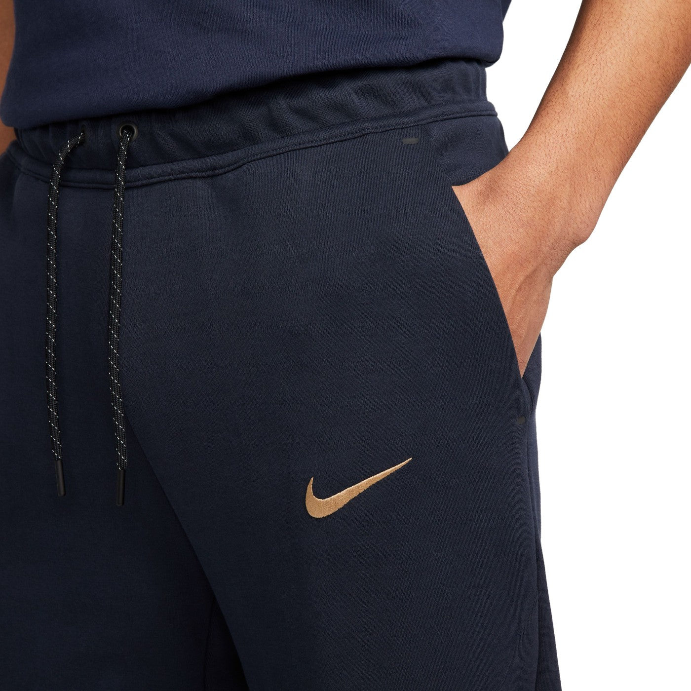 FC Barcelona Tech Fleece gold/navy presentation tracksuit 2023 Nike