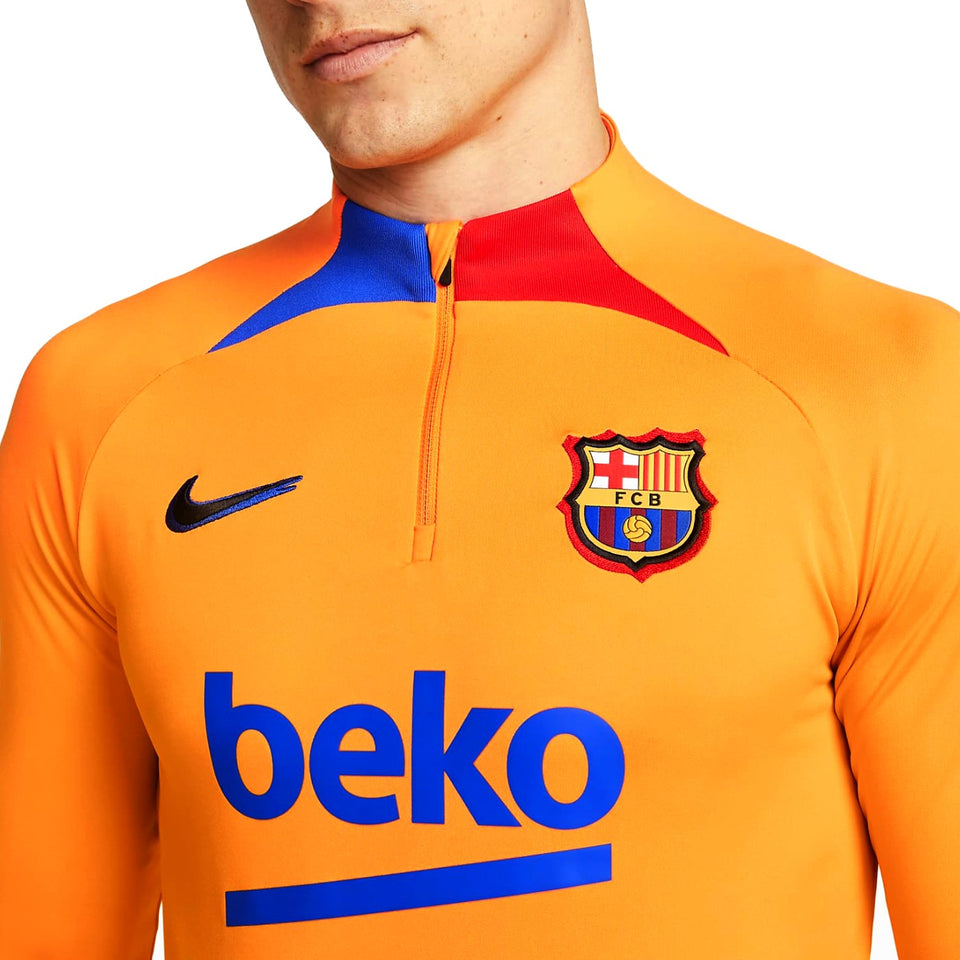 FC Barcelona orange training technical Soccer tracksuit 2022 - Nike –