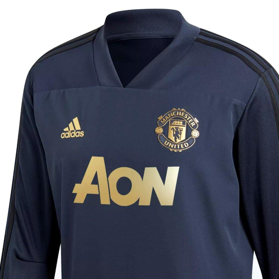 Manchester United training sweat soccer tracksuit UCL 2018/19 - Adidas - SoccerTracksuits.com