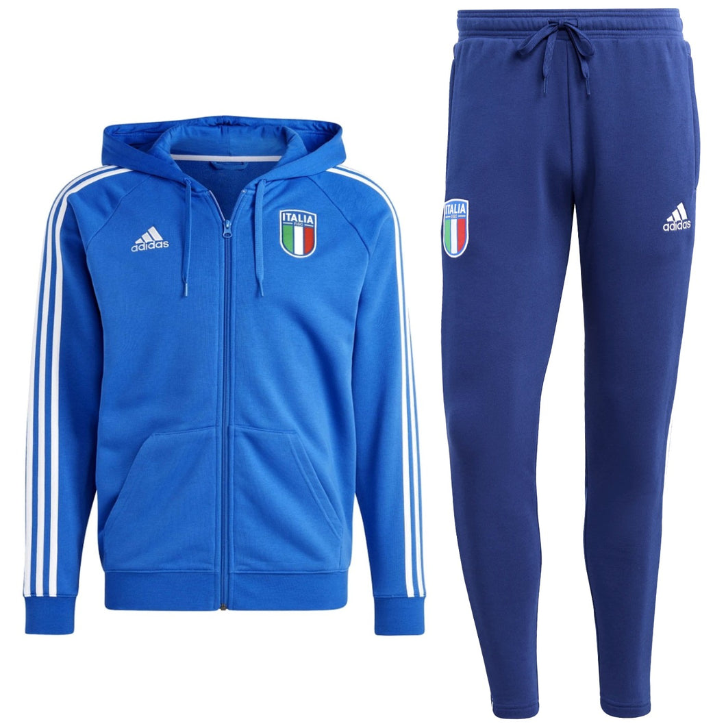 Italy Casual 3S hooded presentation tracksuit 2023/24 - Adidas