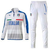 Italy Technical Training Soccer Tracksuit 2016/17 White - Puma - SoccerTracksuits.com