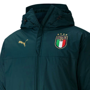 Italy soccer bench padded jacket 2020/21 green - Puma