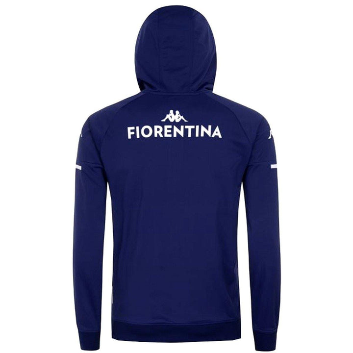 Fiorentina navy hooded presentation soccer tracksuit 2020/21 - Kappa