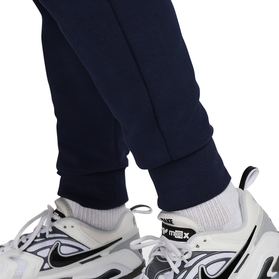 Navy blue France Tech fleece tracksuit 2022 with comfortable fit for casual sportswear