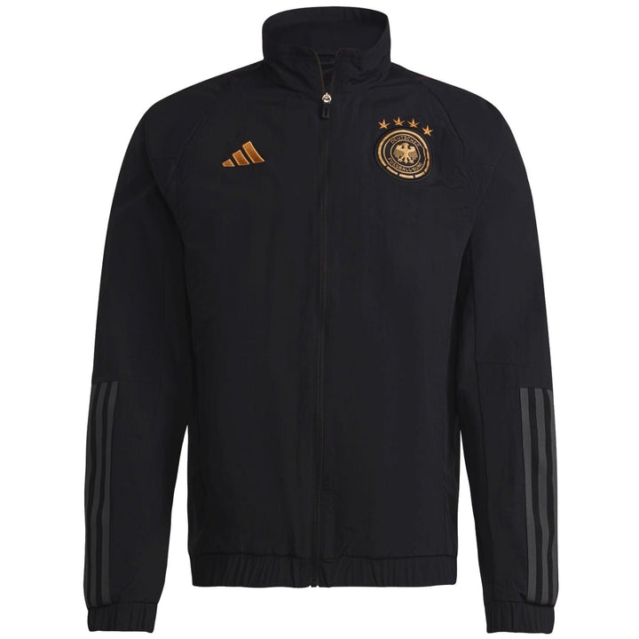 Germany black presentation Soccer tracksuit 2022/23 - Adidas
