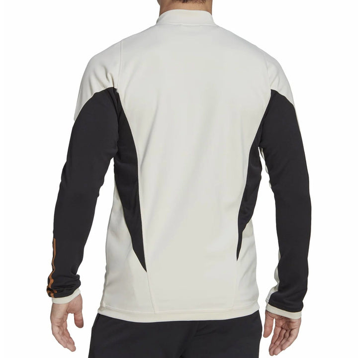 Germany training bench Soccer tracksuit 2022/23 white/black - Adidas