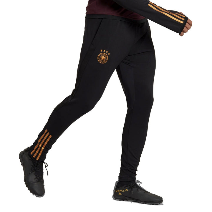Germany Soccer black training sweat tracksuit 2022/23 - Adidas