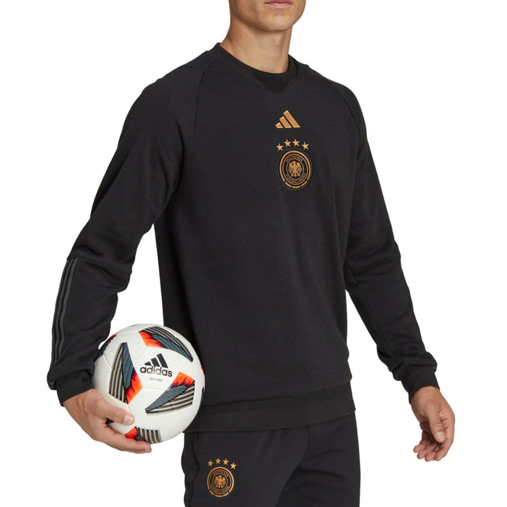 Germany Soccer black training sweat tracksuit 2022/23 - Adidas