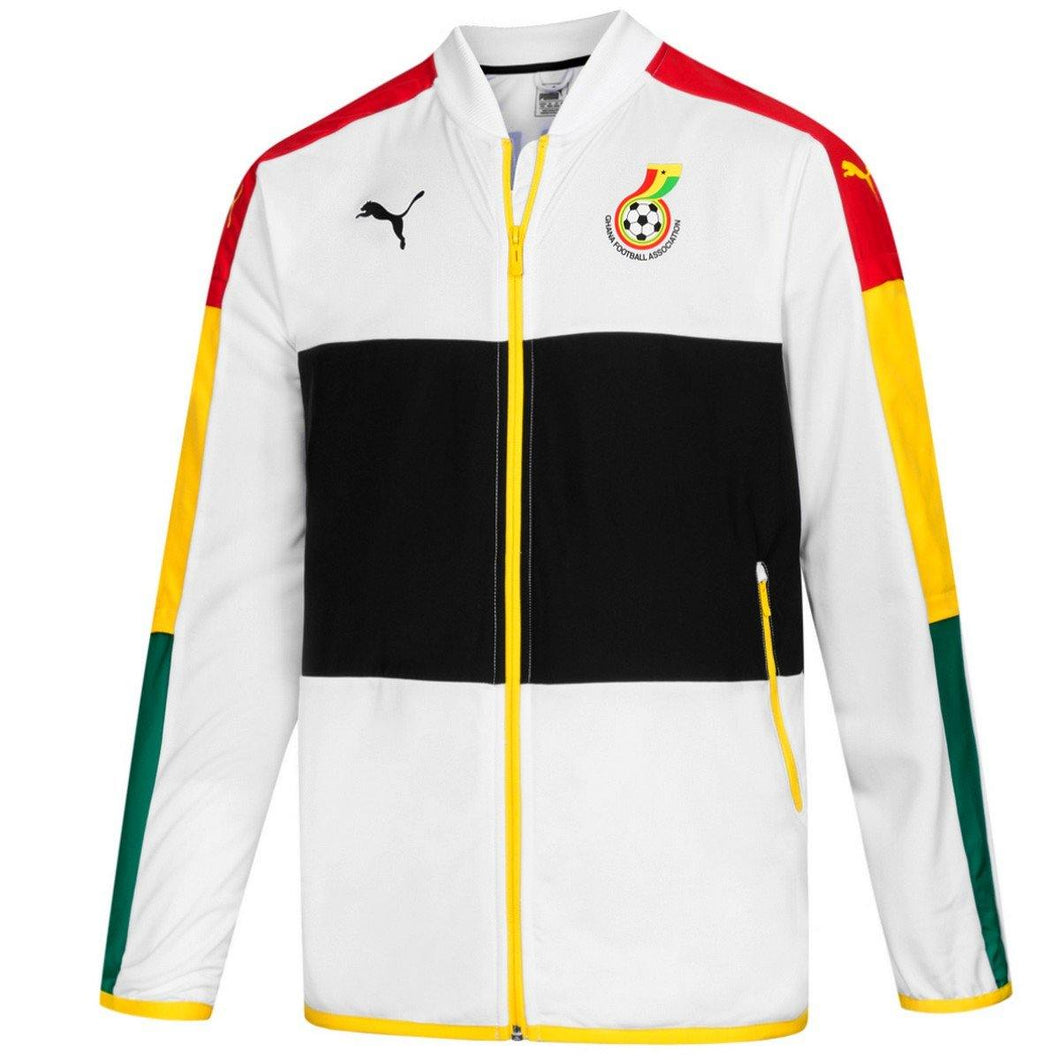 Ghana soccer team pre-match presentation jacket 2016/18 - Puma - SoccerTracksuits.com