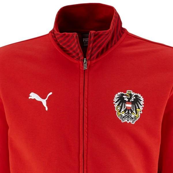 Austria casual presentation Soccer jacket 2016 - Puma - SoccerTracksuits.com