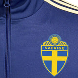Sweden casual soccer presentation track jacket 2018/19 - Adidas - SoccerTracksuits.com