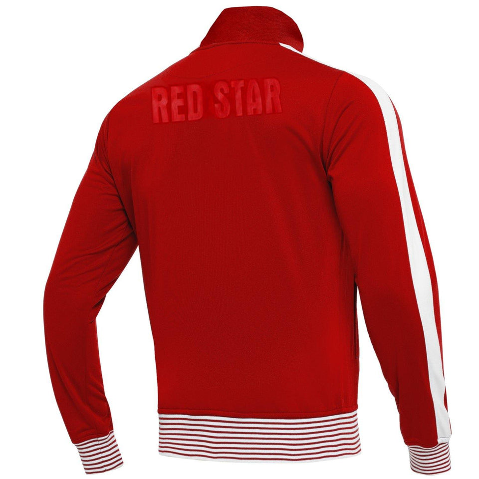 Red Star Belgrade soccer presentation jacket 2017/18 - Macron - SoccerTracksuits.com