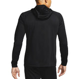 Back view of a man wearing the Inter Milan Nike UCL tracksuit 2022 23 in black, designed for sports enthusiasts