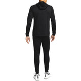 Back view of the Inter Milan Nike UCL tracksuit 2022 23, featuring a sleek black design for athletes