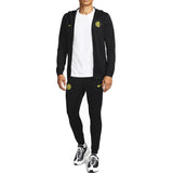 Inter Milan Nike UCL tracksuit 2022 23 featuring a black hooded jacket and matching pants