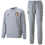 Italy light grey Casual Fans presentation sweat tracksuit 2022/23 - Puma