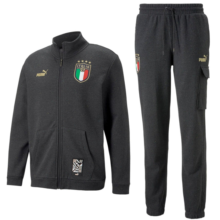 Italy dark grey Casual Fans presentation tracksuit 2022/23 - Puma