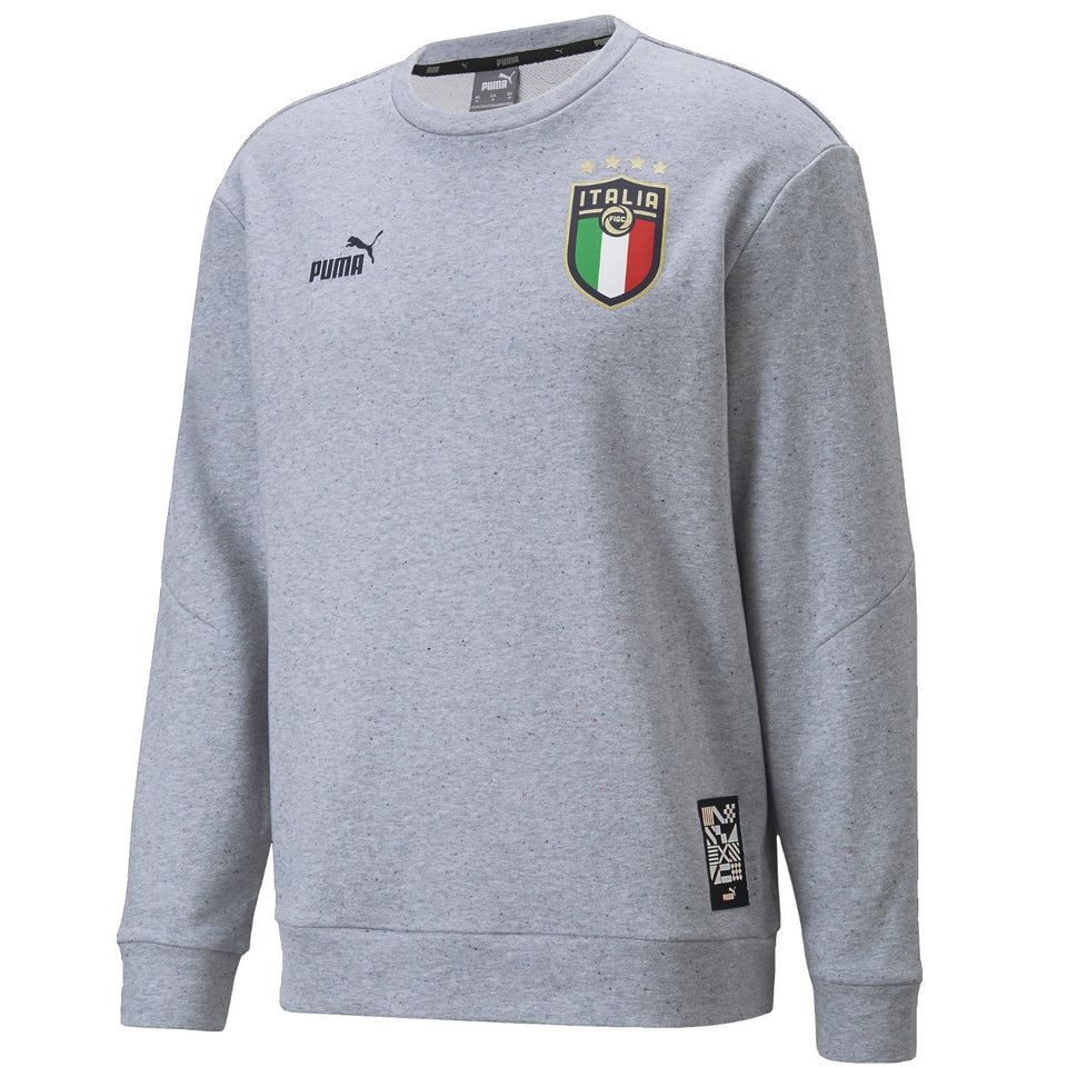 Italy light grey Casual Fans presentation sweat tracksuit 2022/23 - Puma