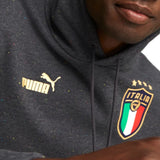 Italy dark grey Casual Fans hooded presentation tracksuit 2022/23 - Puma
