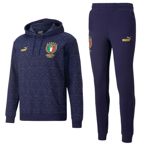 Italy Euro Winner graphic presentation tracksuit 2021/22 navy - Puma