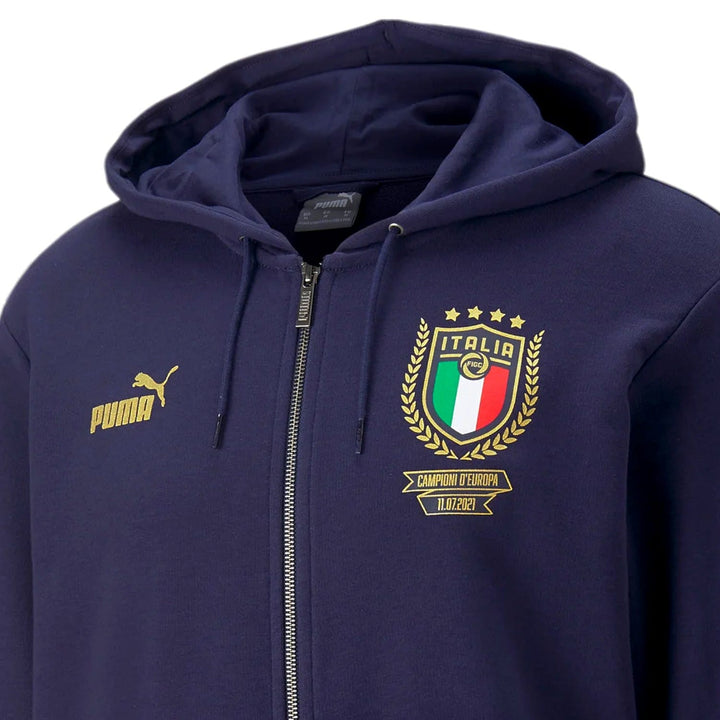Italy Euro Winner cotton presentation tracksuit 2021/22 navy - Puma