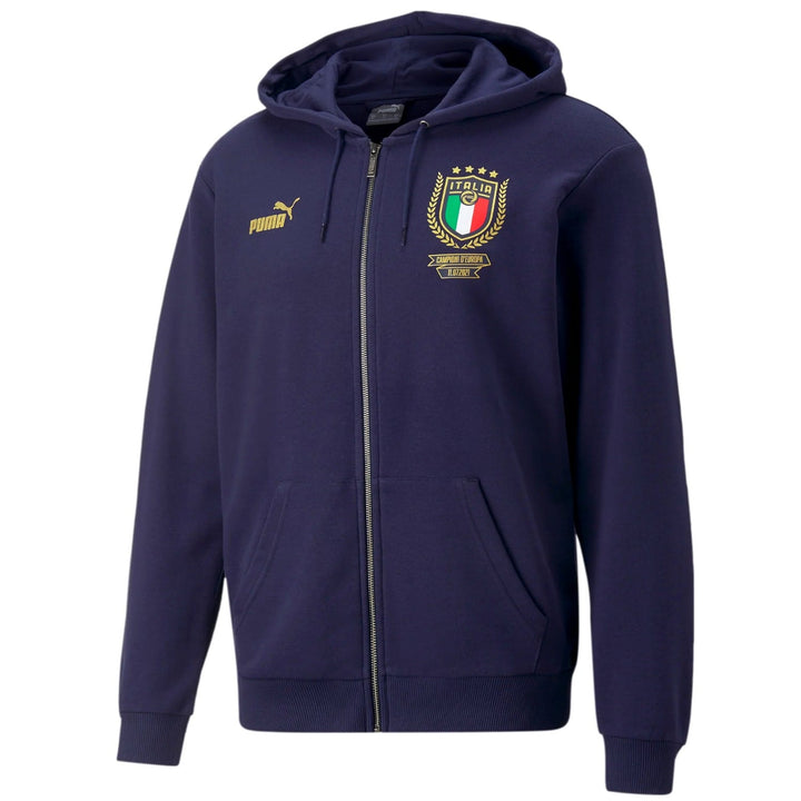 Italy Euro Winner cotton presentation tracksuit 2021/22 navy - Puma