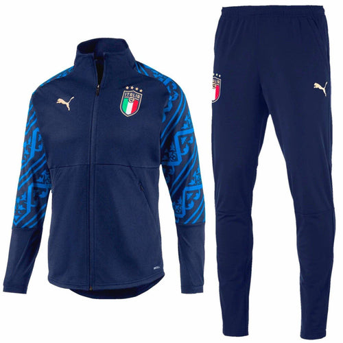 Italy national team pre-match Soccer tracksuit 2019/20 - Puma - SoccerTracksuits.com