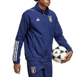 Italy training presentation Soccer tracksuit 2023/24 navy - Adidas