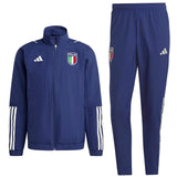 Italy training presentation Soccer tracksuit 2023/24 navy - Adidas