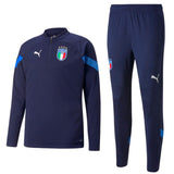Italy national team technical training Soccer tracksuit 2022/23 navy - Puma
