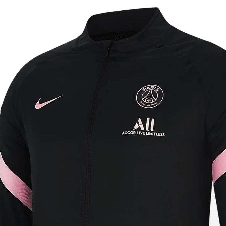 PSG black presentation Soccer tracksuit 2021/22 - Nike