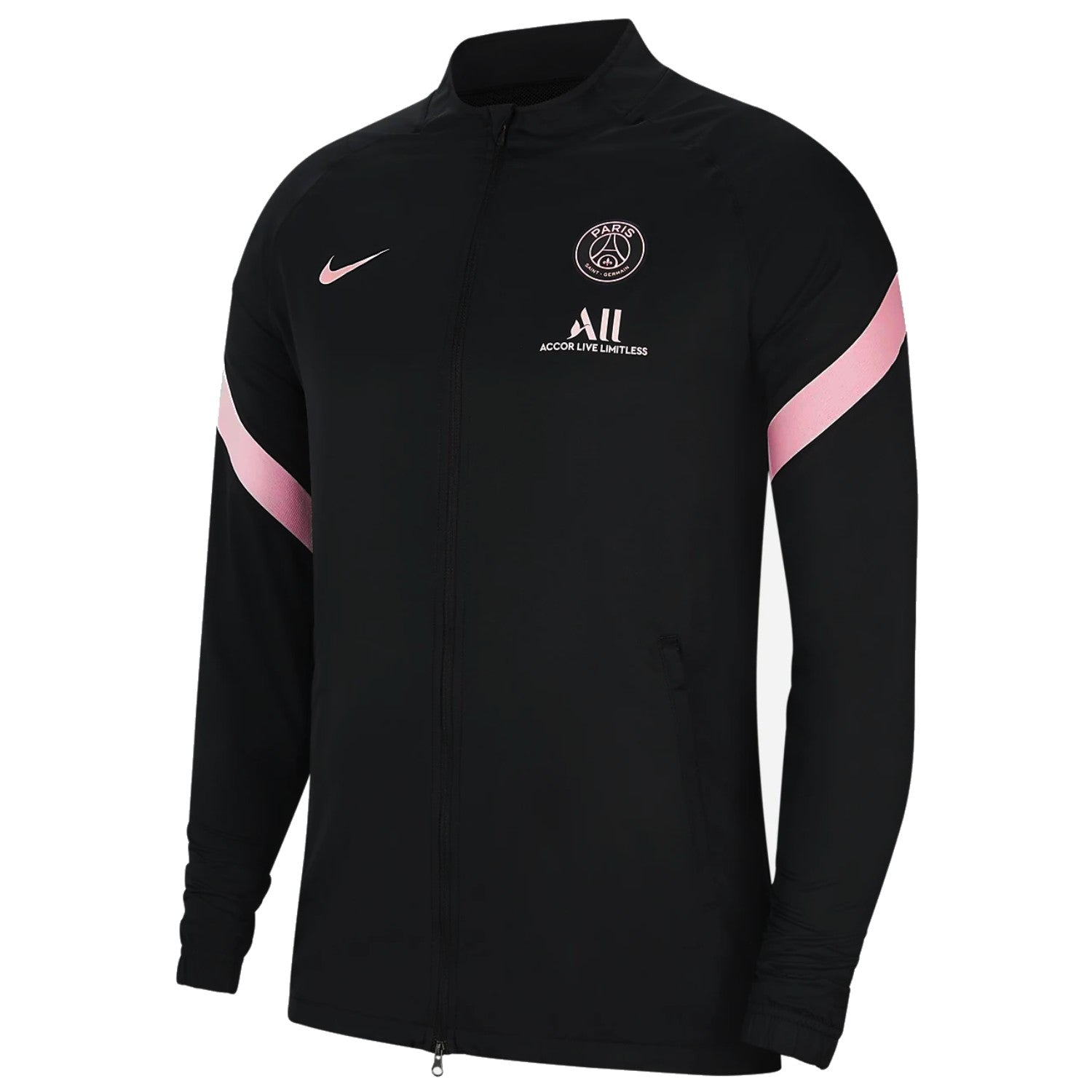PSG black presentation Soccer tracksuit 2021/22 Nike