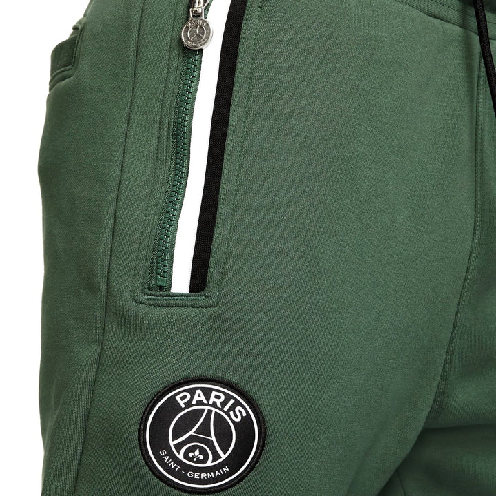Jordan x PSG green Casual Fleece presentation tracksuit 2021/22 - Jordan