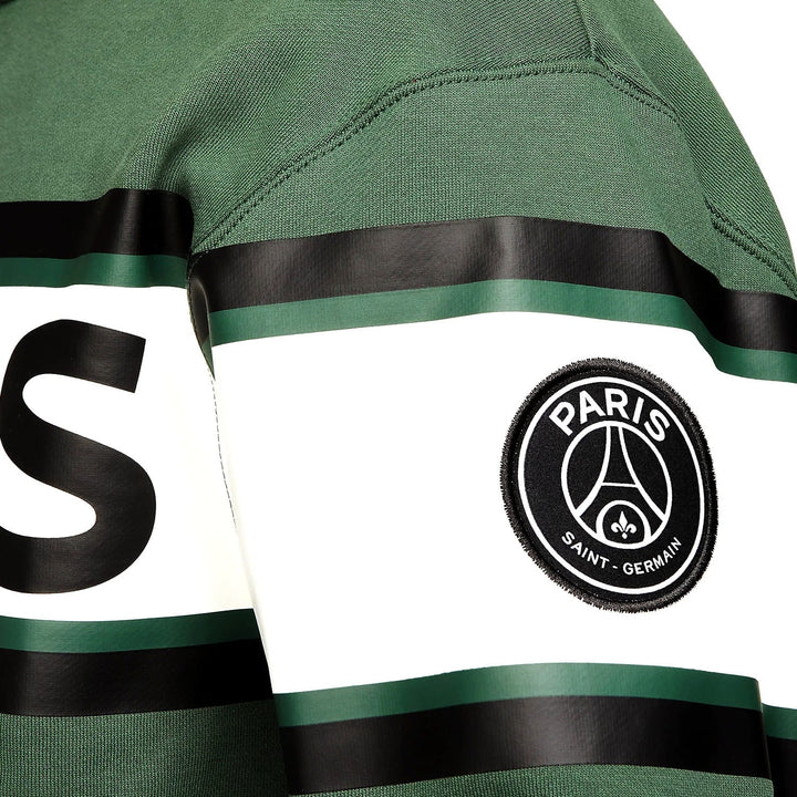 Jordan x PSG green Casual Fleece presentation tracksuit 2021/22 - Jordan