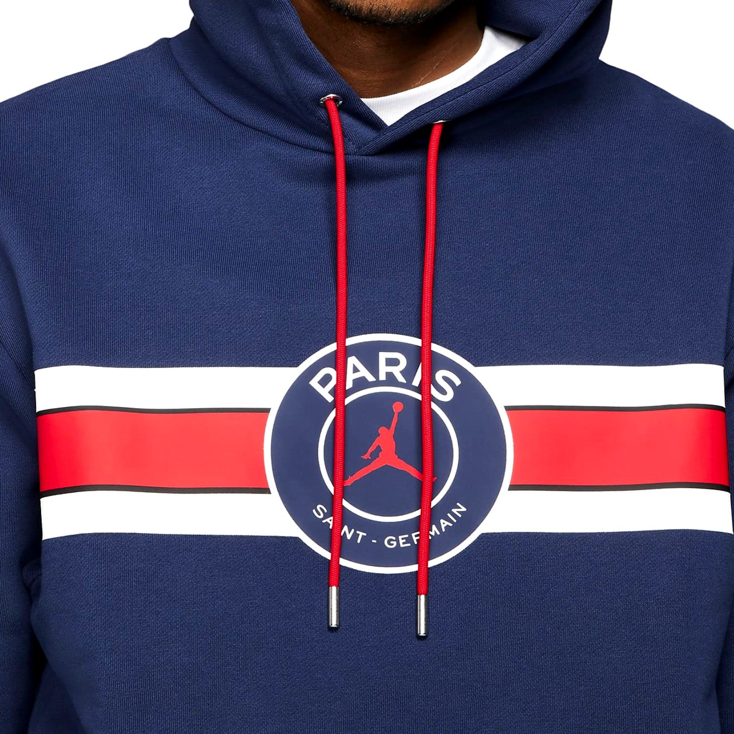 Psg Fleece Psg X Jordan Hoodie Red And Blue Zip Hoodie Psg Jordan