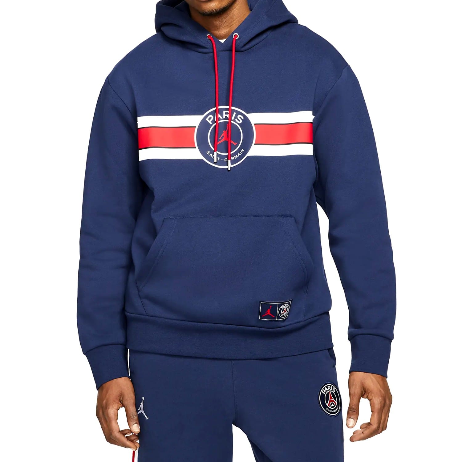Jordan x PSG blue Casual Fleece presentation tracksuit 2021/22