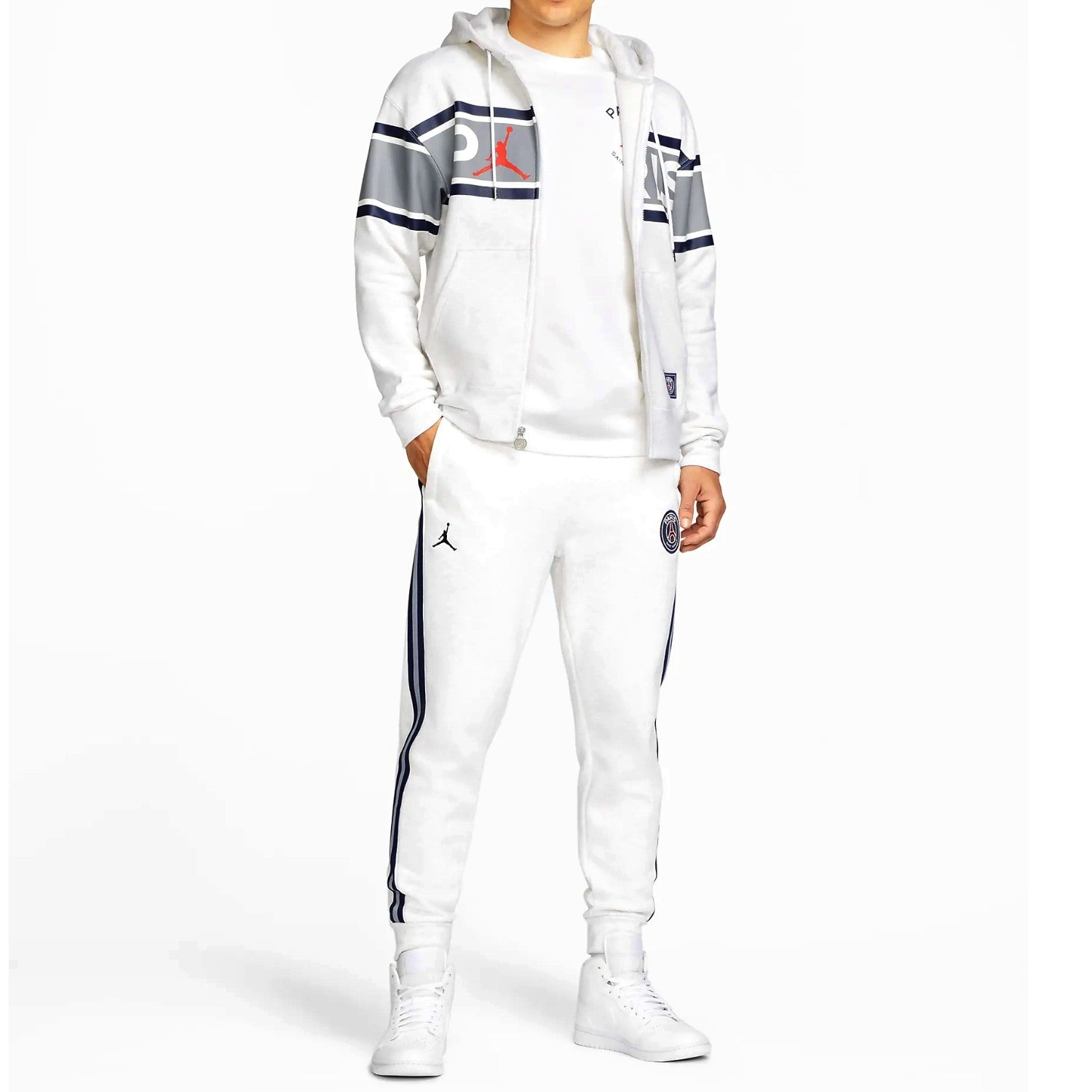 Tracksuits Jordan Tech Suit Jordan X PSG Casual Fleece White