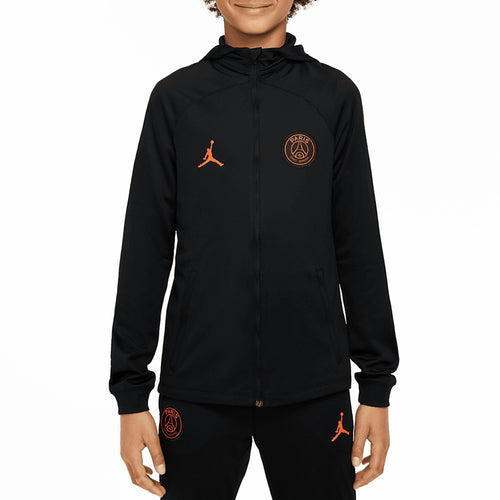Kids - Jordan x PSG Soccer black training presentation tracksuit 2022/23 - Jordan