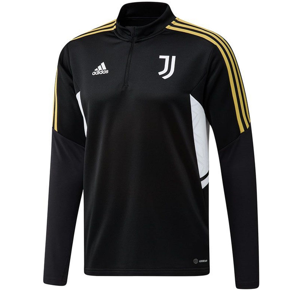 Juventus black training technical soccer tracksuit 2022/23 - Adidas