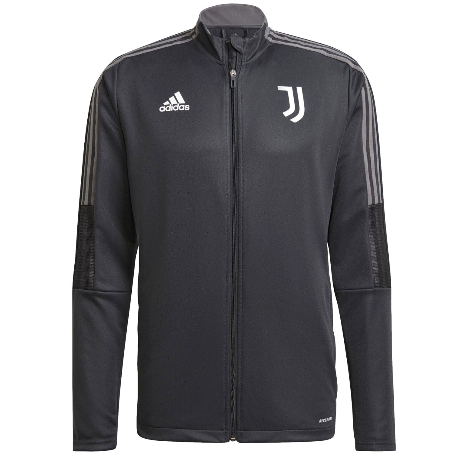 Juventus dark grey training bench Soccer tracksuit 2021/22