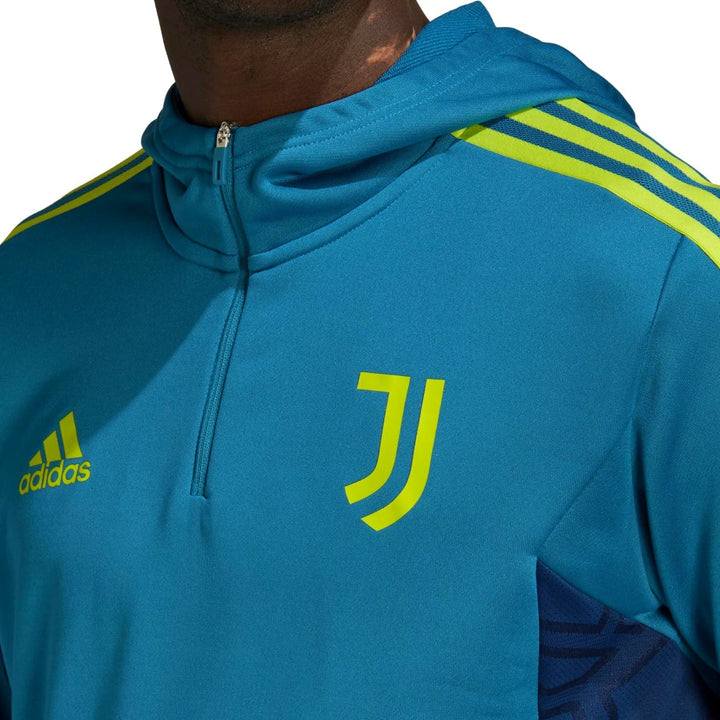 Juventus hooded training technical soccer tracksuit 2022/23 - Adidas