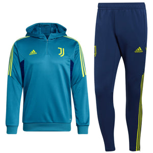 Juventus hooded training technical soccer tracksuit 2022/23 - Adidas