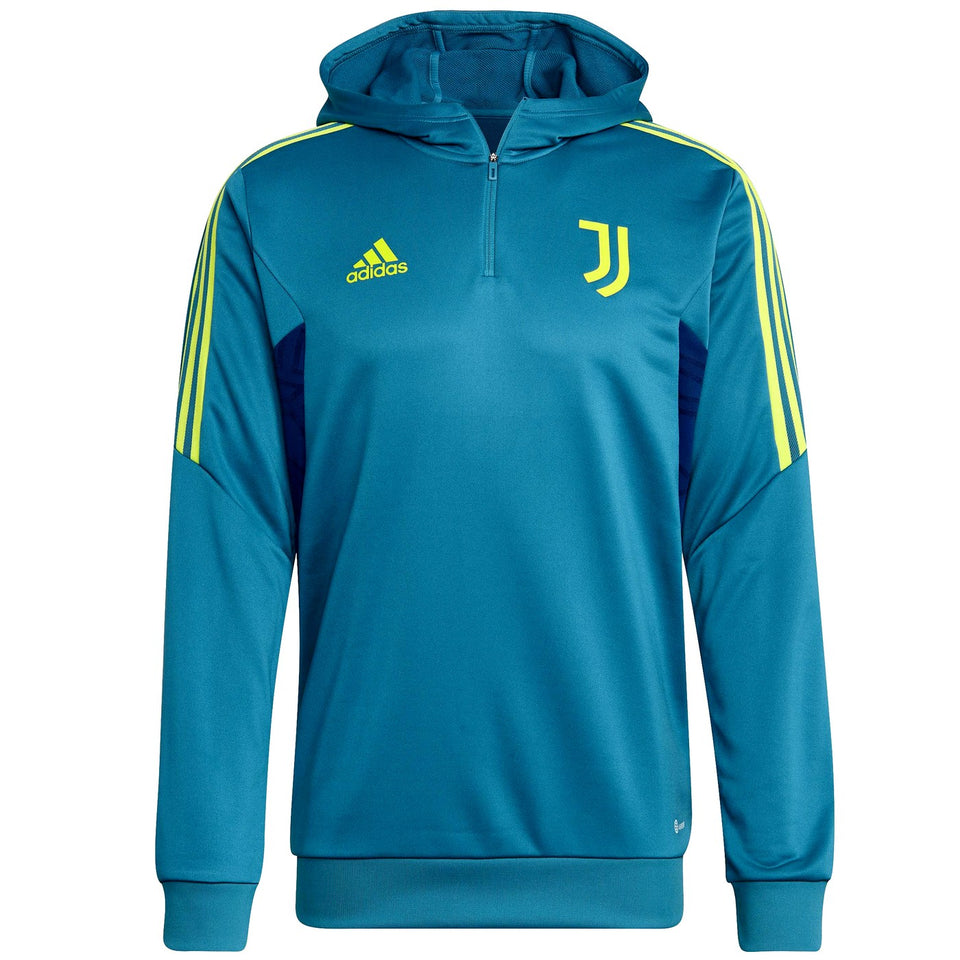 Juventus hooded training technical soccer tracksuit 2022/23 - Adidas