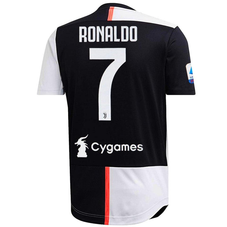 Juventus Cristiano Ronaldo Home soccer jersey Player Issue 2019/20 - Adidas - SoccerTracksuits.com