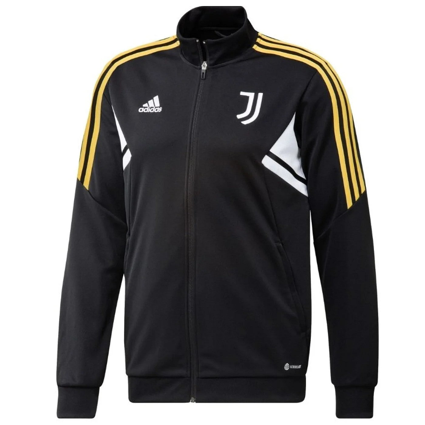 Juventus black training bench Soccer tracksuit 2022/23 Adidas