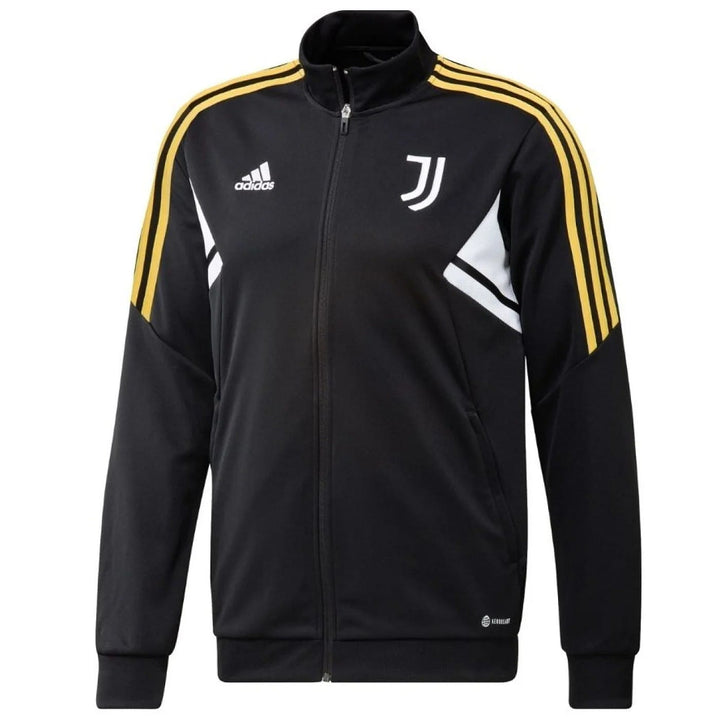 Juventus black training bench Soccer tracksuit 2022/23 - Adidas