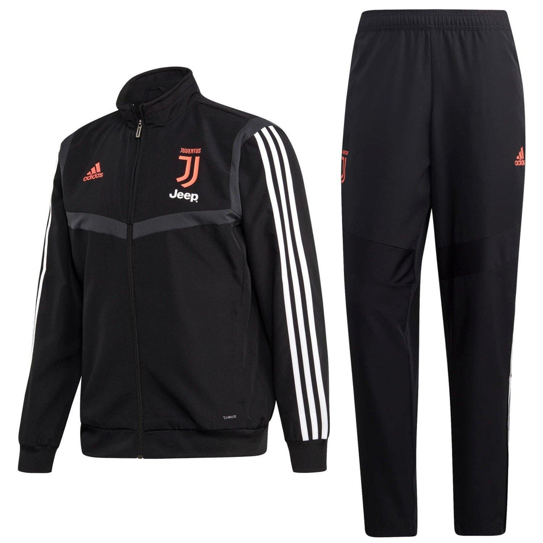 Juventus black training presentation Soccer tracksuit 2019/20 - Adidas - SoccerTracksuits.com