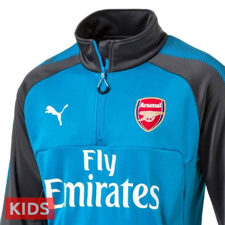 Kids - Arsenal FC blue Technical Training Soccer Tracksuit 2017/18 - Puma